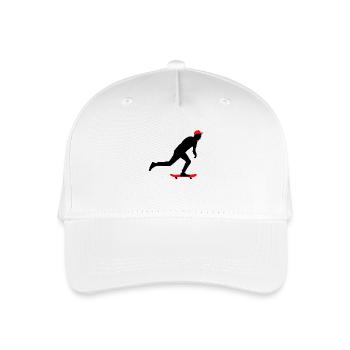 Skateboarding - Organic Kids’ Baseball Cap - white - Front