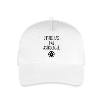 Astrologie / Astrologe / Stern / Horoskop / - Kinder Bio Basecap - Weiß - Vorne
