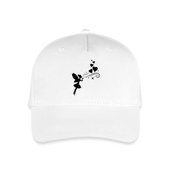 fairy fee hearts - Kinder Bio Basecap - Weiß - Vorne