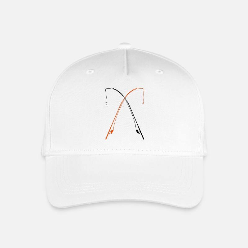 angel fishing - Kinder Bio Basecap - Weiß
