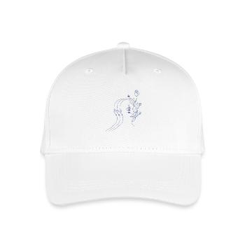 Femme Mystique Floral Illustration - Casquette de baseball bio Enfant - blanc - Devant