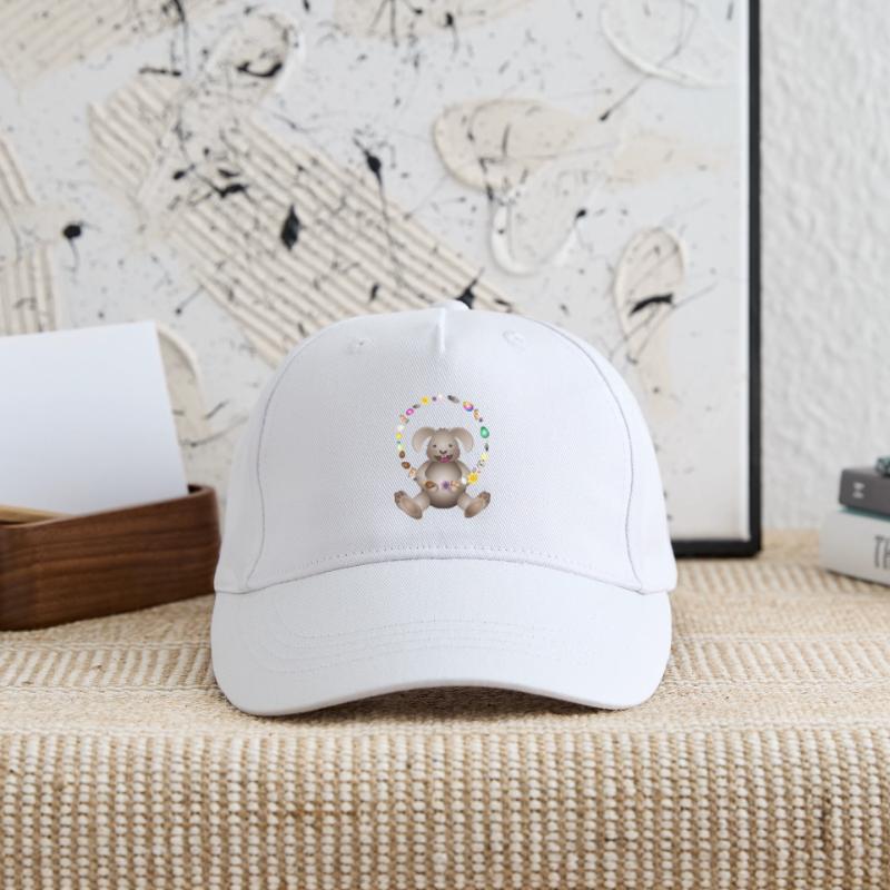 laughing Easter juggling Easter decorations Organic Kids’ Baseball Cap