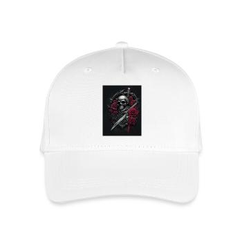 Heavy Metal 18 - Organic Kids’ Baseball Cap - white - Front