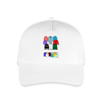 Logo des Herrenbekleidungsgeschäfts - Kinder Bio Basecap - Weiß - Vorne