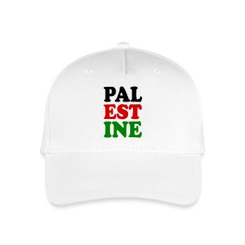 Palestine - Organic Kids’ Baseball Cap - white - Front