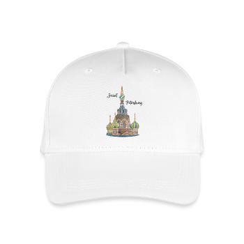 Saint-Pétersbourg, Église, Russie, Dessin à la main - Casquette de baseball bio Enfant - blanc - Devant