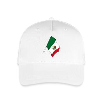 Drapeau du Mexique - Casquette de baseball bio Enfant - blanc - Devant
