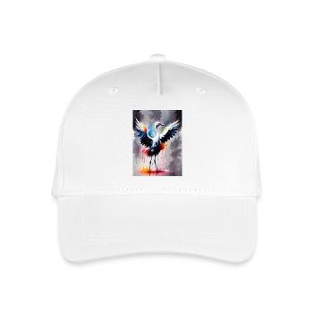 Crane - Organic Kids’ Baseball Cap - white - Front