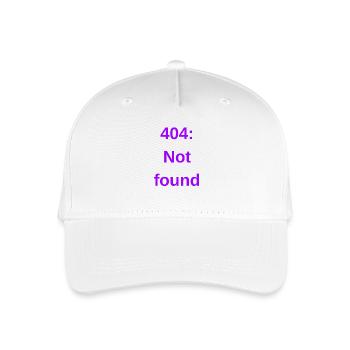 404 : Non trouvé - Casquette de baseball bio Enfant - blanc - Devant