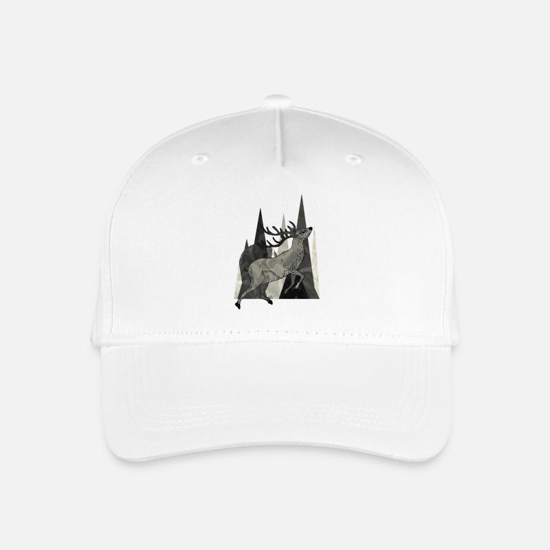 Cerf - Casquette de baseball bio Enfant - blanc