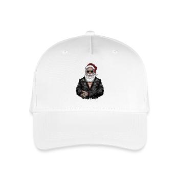 Gangsta Santa: Weihnachten mit Haltung - Kinder Bio Basecap - Weiß - Vorne