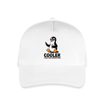 Cooler than your average bird - Organic Kids’ Baseball Cap - white - Front