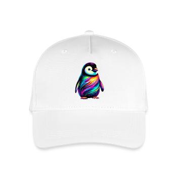 Pinguin - Kinder Bio Basecap - Weiß - Vorne