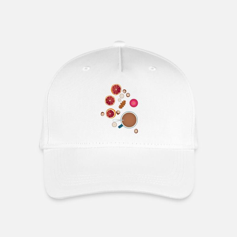 Hygge Herbst Gefühle Geschenk - Kinder Bio Basecap - Weiß