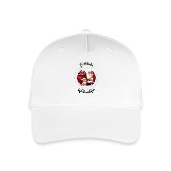 Fröhliche Weihnachten - Kinder Bio Basecap - Weiß - Vorne