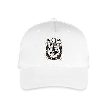 Cavalière et fière de l'être - Casquette de baseball bio Enfant - blanc - Devant