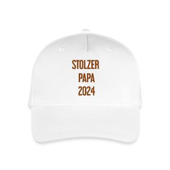 Proud Dad 2024 – for new fathers - Organic Kids’ Baseball Cap - white - Front