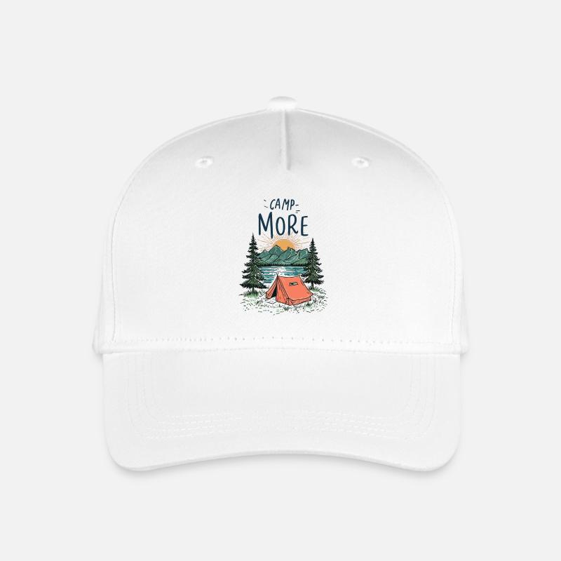 Camp Mehr - Kinder Bio Basecap - Weiß