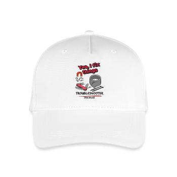 yes, I fix things - Organic Kids’ Baseball Cap - white - Front