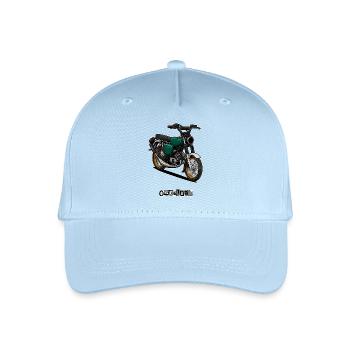 S51 (grün) // Illustration - Kinder Bio Basecap - Hellblau - Vorne