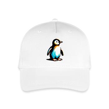 Pinguin - Kinder Bio Basecap - Weiß - Vorne