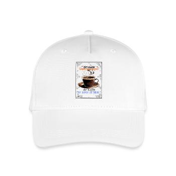 hot coffee shirt /hoodie - Organic Kids’ Baseball Cap - white - Front
