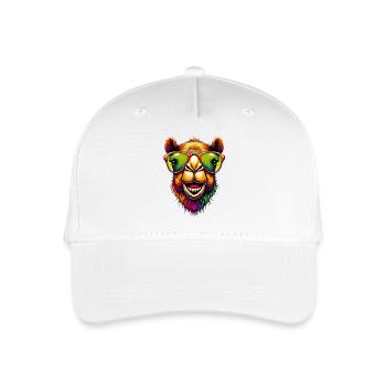 Camel - Organic Kids’ Baseball Cap - white - Front