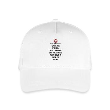 Pain-Free Pastry - Organic Kids’ Baseball Cap - white - Front