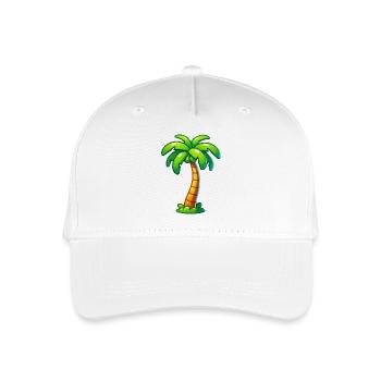 palme - Kinder Bio Basecap - Weiß - Vorne