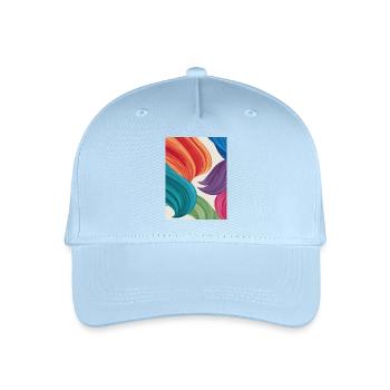 Feather-light colours - Organic Kids’ Baseball Cap - light blue - Front