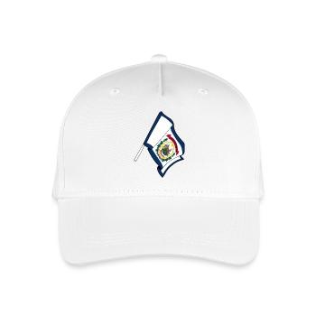 Flag of West Virginia - Organic Kids’ Baseball Cap - white - Front