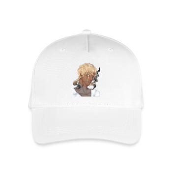 Smoking Guy - Kinder Bio Basecap - Weiß - Vorne
