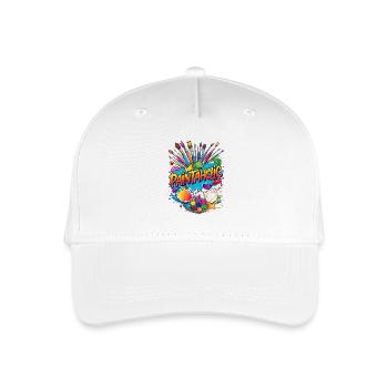 Maler malen Kind Geschenk - Kinder Bio Basecap - Weiß - Vorne