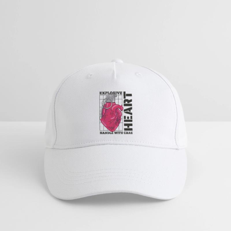 Exploding Heart Organic Kids’ Baseball Cap