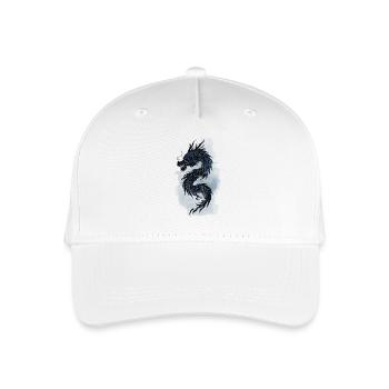 Drache China Mythologie Geschenk - Kinder Bio Basecap - Weiß - Vorne