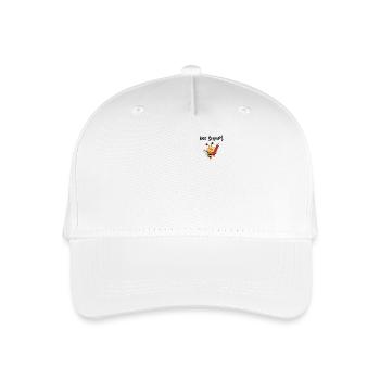 Biene Kind schlau Geschenk - Kinder Bio Basecap - Weiß - Vorne