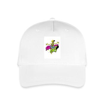 Skate or Cry – Skeleton Streetstyle Design - Casquette de baseball bio Enfant - blanc - Devant