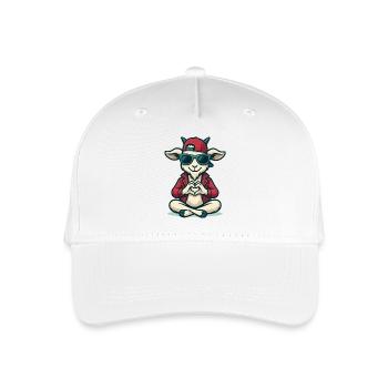 Goat Heart Vibes - Kinder Bio Basecap - Weiß - Vorne