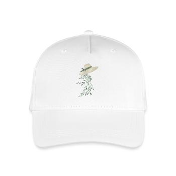 Blaetterhut - Kinder Bio Basecap - Weiß - Vorne