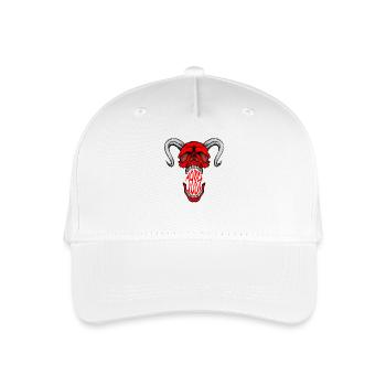 « HELLSKULL - Rugissement démoniaque » - Casquette de baseball bio Enfant - blanc - Devant