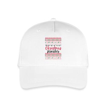 C’est mon pull de Noël moche - Casquette de baseball bio Enfant - blanc - Devant