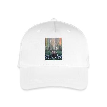 Ours dans la scène de forêt enneigée - Casquette de baseball bio Enfant - blanc - Devant