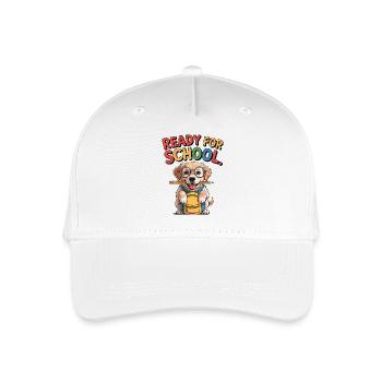 Schulwelpe - Kinder Bio Basecap - Weiß - Vorne
