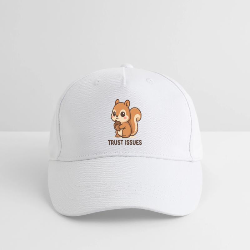 Squirrels with Trust Issues Organic Kids’ Baseball Cap