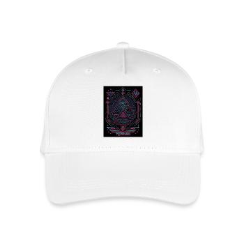 triangle - Casquette de baseball bio Enfant - blanc - Devant