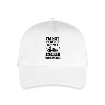 Super paramedic rescue - Organic Kids’ Baseball Cap - white - Front