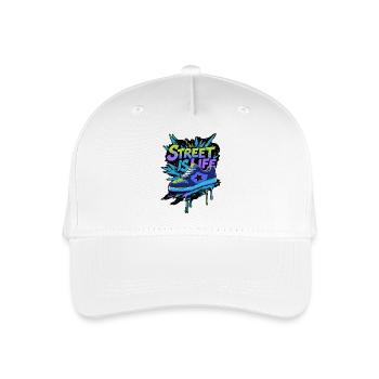 Streetwear Sneakers - Organic Kids’ Baseball Cap - white - Front