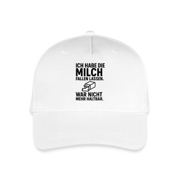 Durée de conservation de la chute du lait - Casquette de baseball bio Enfant - blanc - Devant