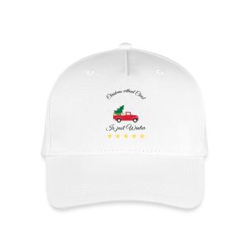 Christmas Without Christ Is Just Winter - Organic Kids’ Baseball Cap - white - Front