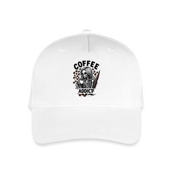 Coffee Till Death - Organic Kids’ Baseball Cap - white - Front
